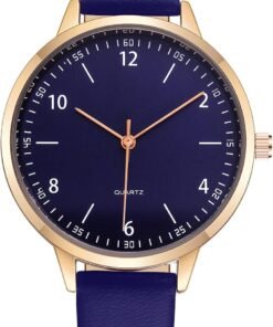 Women Watches Leather Mesh Strap Round Case Analog Fashion Ladies Wrist Watches