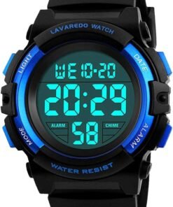 Digital Sport Outdoor Multifunctional Chronograph LED Waterproof Alarm Calendar Watch