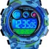 Watch Kids Sports Watch Multi Function Digital Watches Colorful LED Display Waterproof Wristwatches for Children with Band