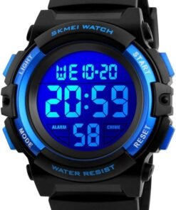 Digital Watch Outdoor Sports 50M Waterproof  Watches Alarm Clock