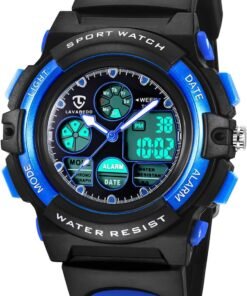 Waterproof Watch with Alarm Clock Stopwatch Wrist Watch