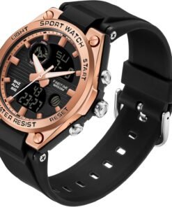 Womens Digital Watch Sport Waterproof Watch Watches LED Backlight Alarm Stopwatch Wrist Watches