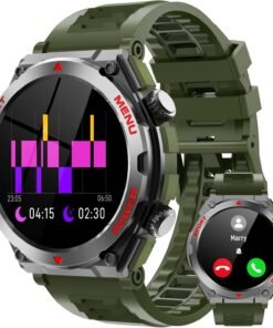 Smart Watch, 1.52-Inch Touch Screen  Smartwatch with Text and Call, Heart Rate and Activity Trackers